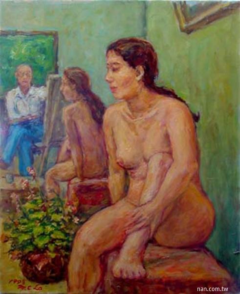 畫家與裸女