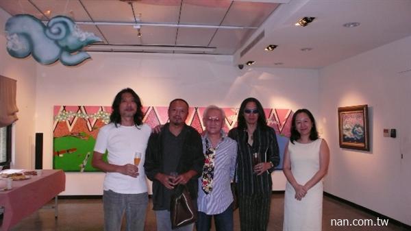 林復南2008一朵雲畫展酒會