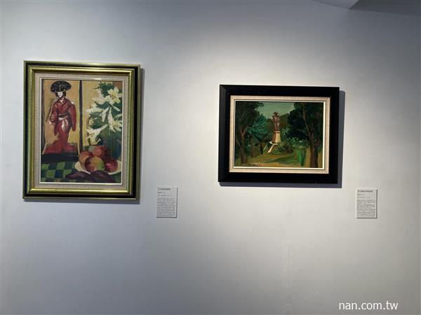 展場作品的圖說