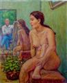 畫家與裸女
